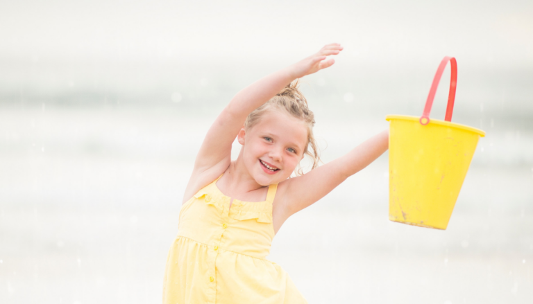 The Easter Bunny Delivers to the Beach