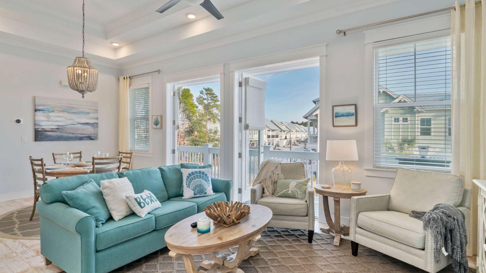 modern living room interior space