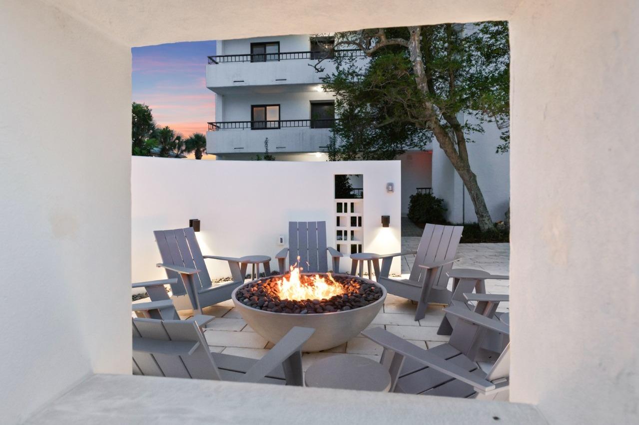 firepit at one seagrove place