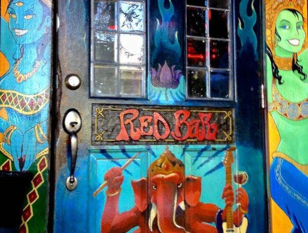 The Red Bar front door